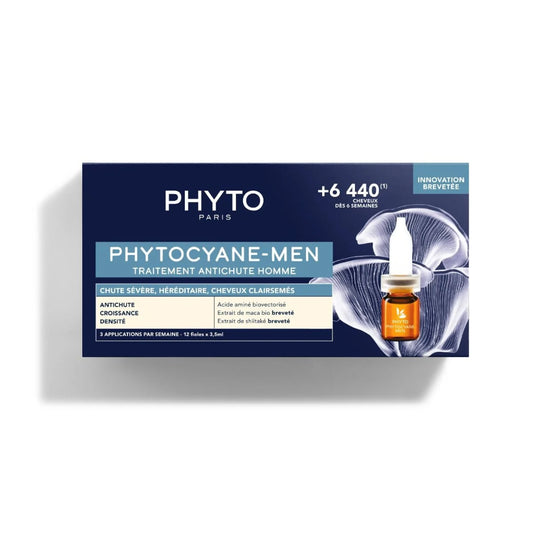 Phytocyane Man Anti-Fall Program - 3.5ml (x12 units) - Healtsy