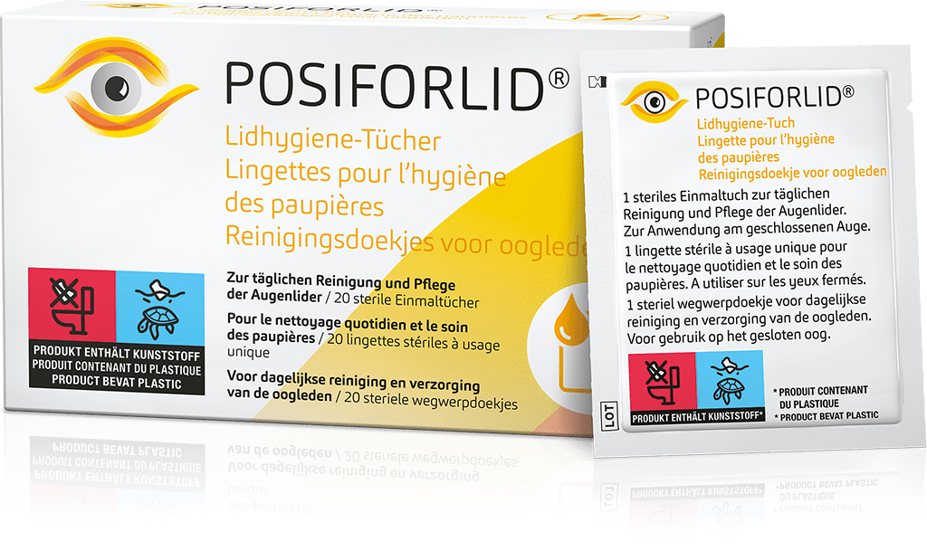 Posiforlid Eyelid Hygiene (x20 wipes) - Healtsy