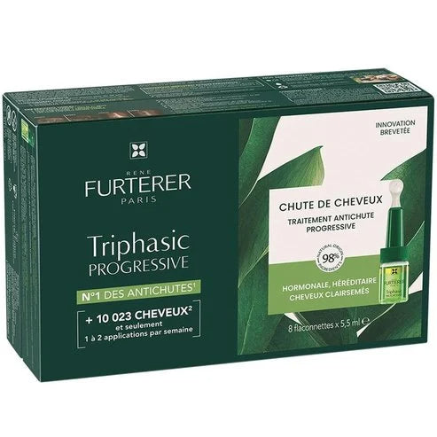 Rene Furterer Anti-Fall Triphasic Progressive (x8 Ampoules ) - Healtsy