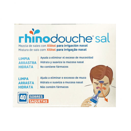 Rhinodouche Salt Nasal Wash - 5g (x40 sachets) - Healtsy