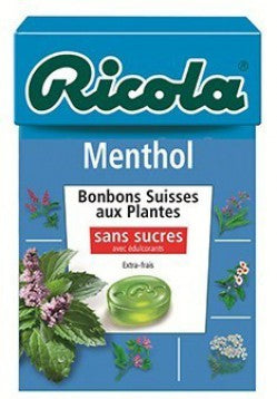 Ricola Candies Menthol without sugar - 50g - Healtsy