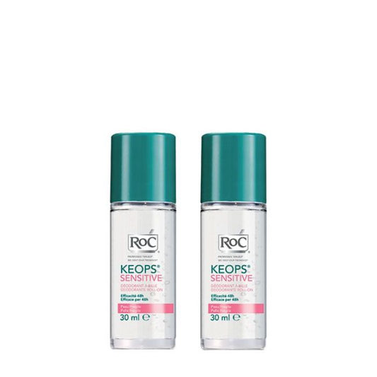 Roc Keops Sensitive Deodorant for sensitive skin 48h - 30ml (DUO with discount) - Healtsy