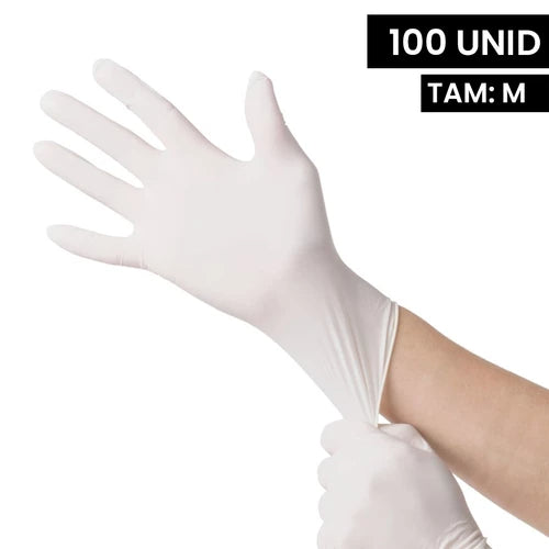 Rubbergold Latex Glove_ Powderless_ Size. M (x100 units) - Healtsy