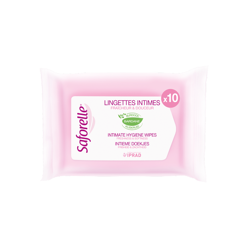Saforelle Freshness Intimate Towel (x10 units) – Buy Now at Healtsy