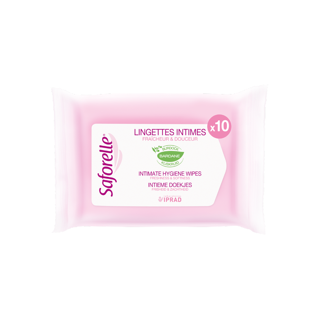 Saforelle Freshness Intimate Towel (x10 units) - Healtsy