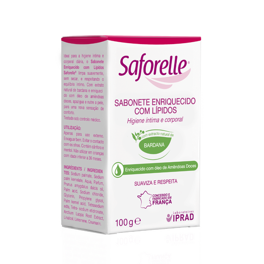 Saforelle Lipid Enriched Soap - 100g - Healtsy