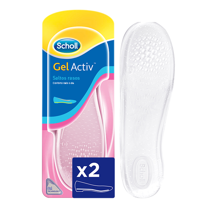 Scholl Gelactiv Insole Flat Shoes (x2 units) - Healtsy