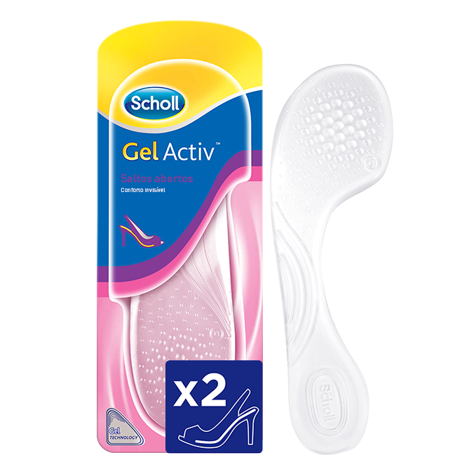 Scholl Gelactiv Insole Open Shoes (x2 units) - Healtsy