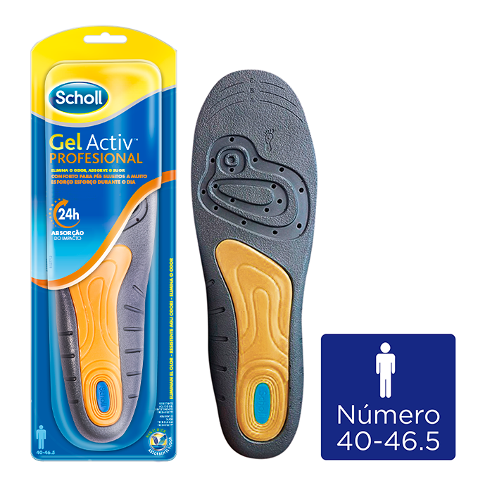 Scholl Gelactiv Prof Man Insole (x2units) - Healtsy