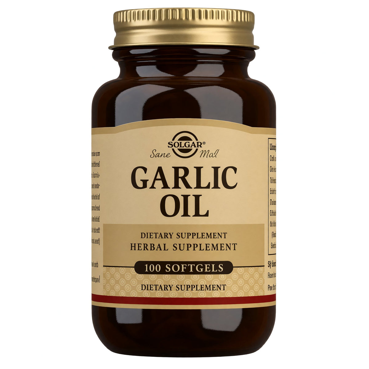 Solgar Garlic Oil (x100 capsules) – Buy Now at Healtsy [grok-v1]