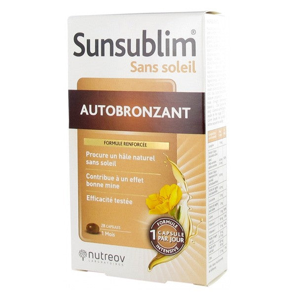 Sunsublim Self Tanning Capsules (x28 units) - Healtsy