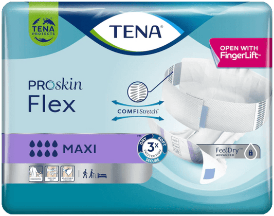 Tena Flex Maxi Diaper_Size S (x22 units) – Buy Now at Healtsy