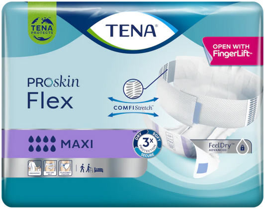 Tena Flex Maxi Extra Large Diapers (x21 units) - Healtsy