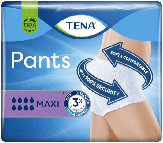 Tena Pants Underwear Maxi_Size M (x10 units) – Buy Now at Healtsy