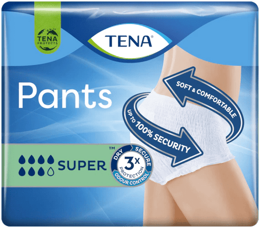 Tena Pants Underwear Super_ Size M (x12 units) – Buy Now at Healtsy