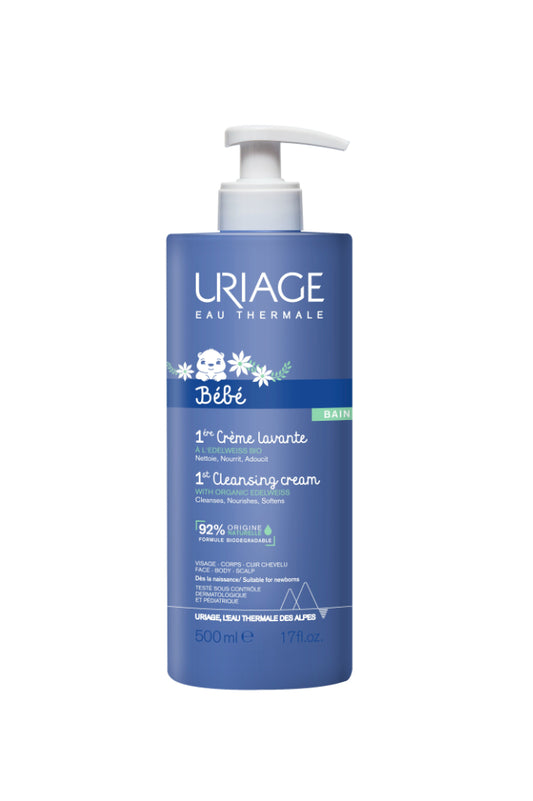 Uriage Baby Cleansing Cream - 500ml - Healtsy