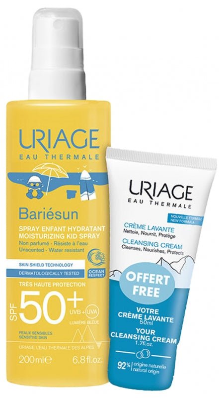 Uriage Bariesun Children's Spray - 200ml + Cleansing Cream - 50ml – Buy Now at Healtsy