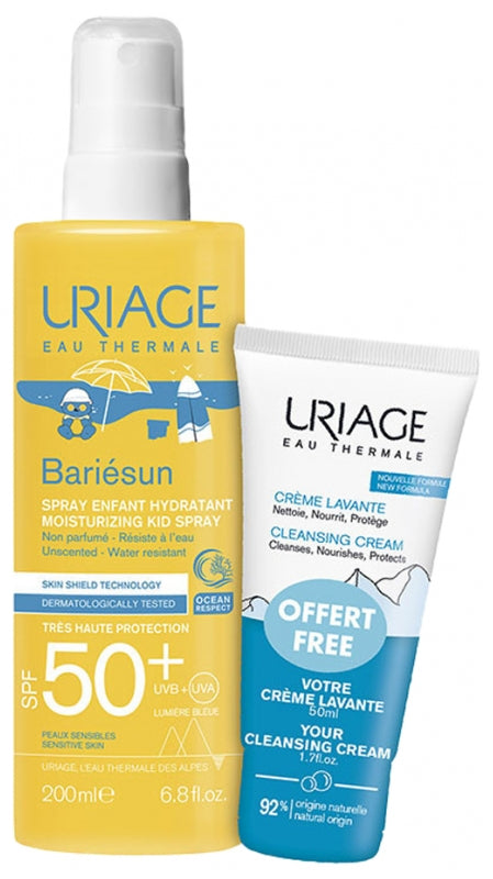 Uriage Bariesun Children's Spray - 200ml + Cleansing Cream - 50ml - Healtsy