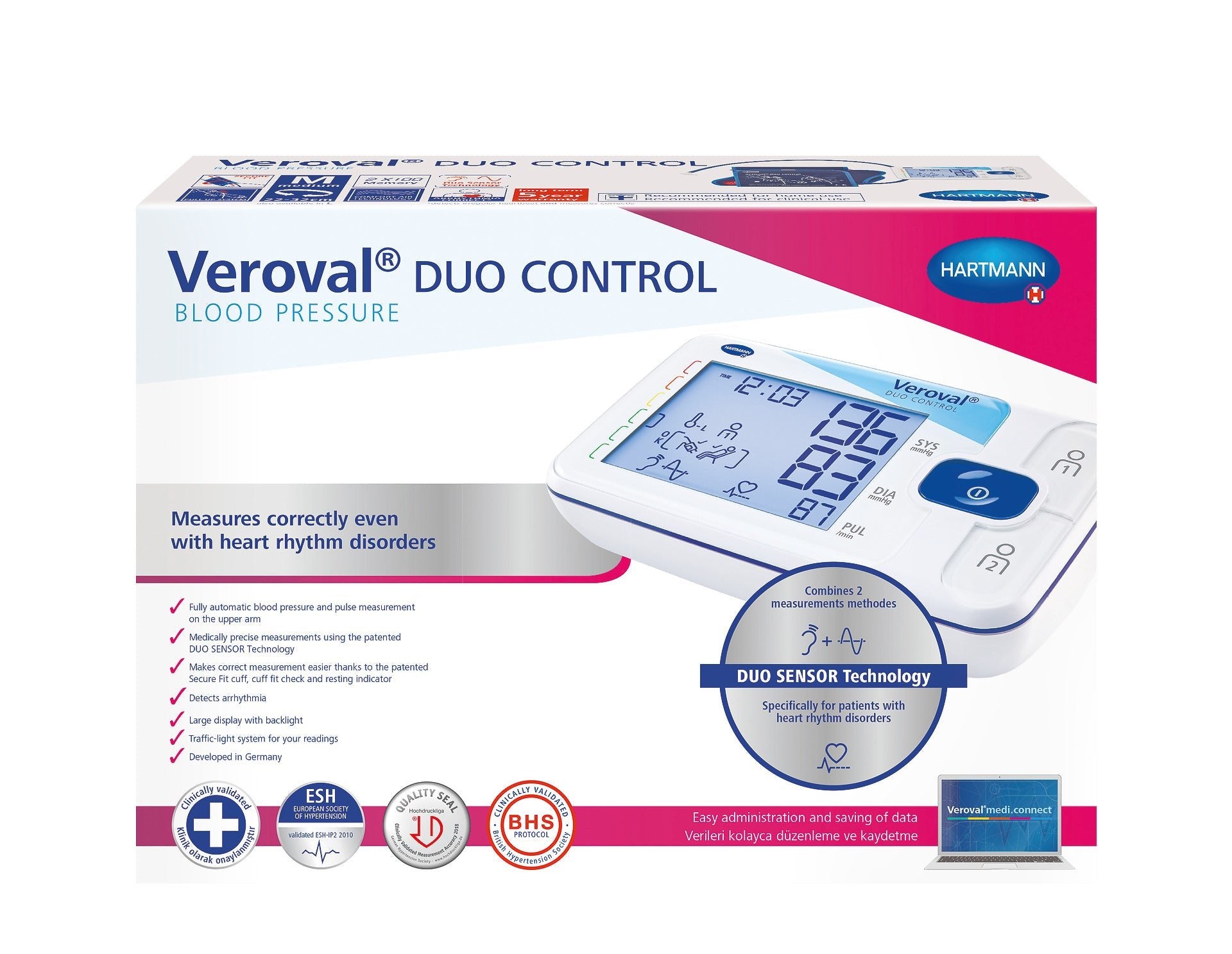 Veroval Duo Control Tensiometer Arm – Buy Now at Healtsy