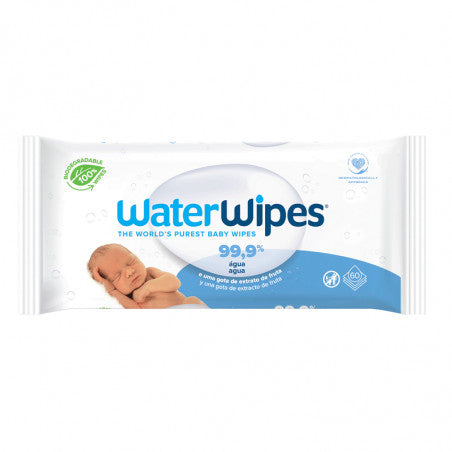 Waterwipes Biodegradable Baby Wipes (x60 units) - Healtsy